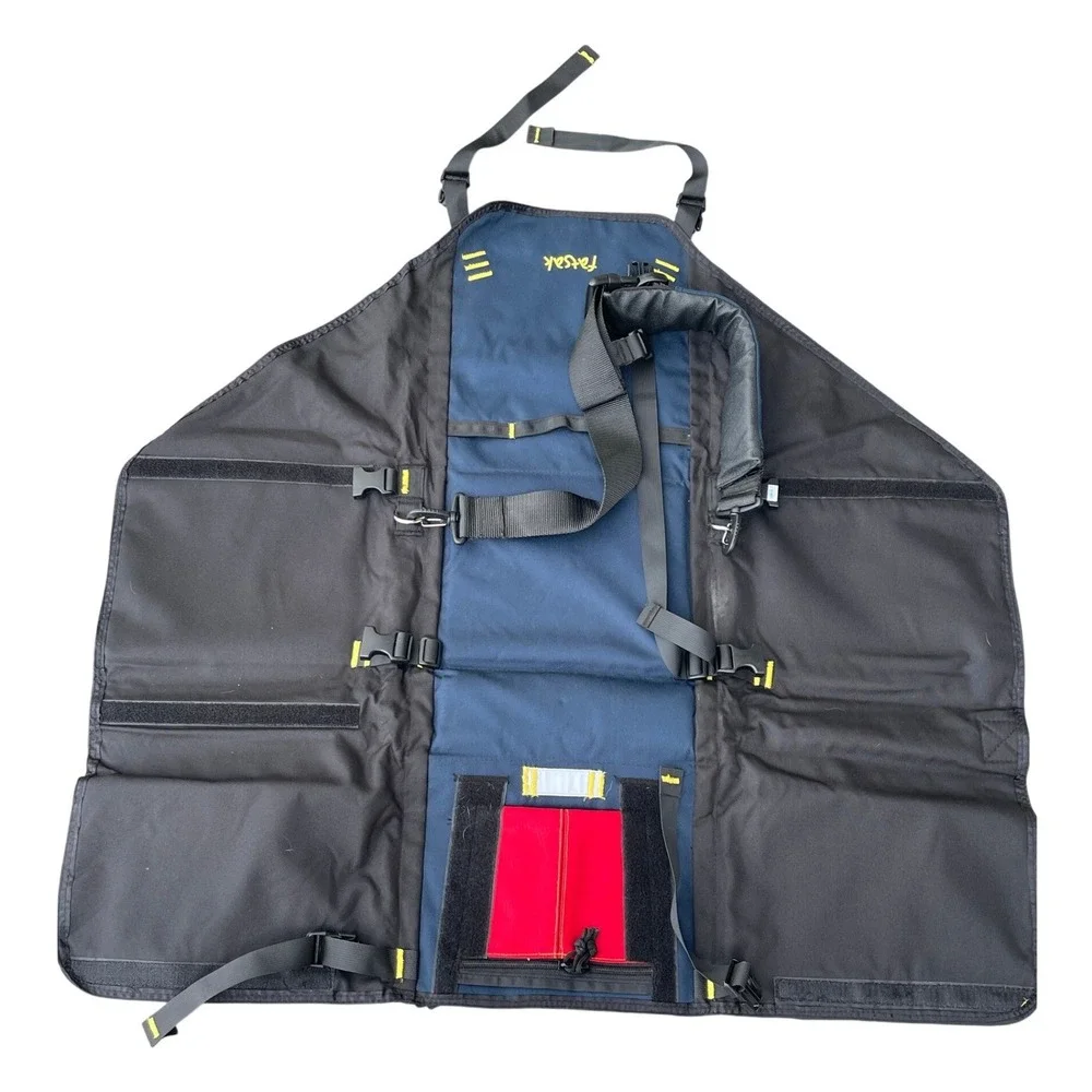 Fatsak Messenger Bag Convertible Utility BIKE Blue Black Canvas Everything Bag